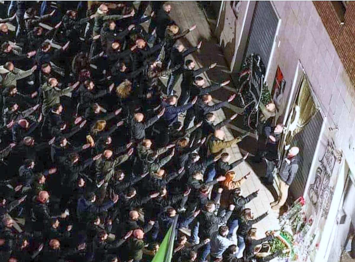 Viva l'Italia fascista: 7 gennaio 2024, via Acca Larenzia, Roma