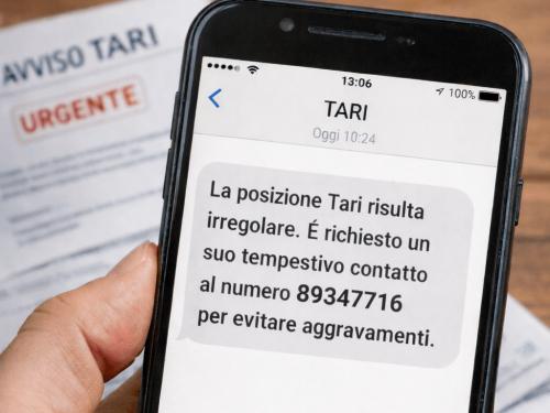 Milazzo (ME) - Attenzione agli SMS fraudolenti relativi al pagamento Ta.Ri.