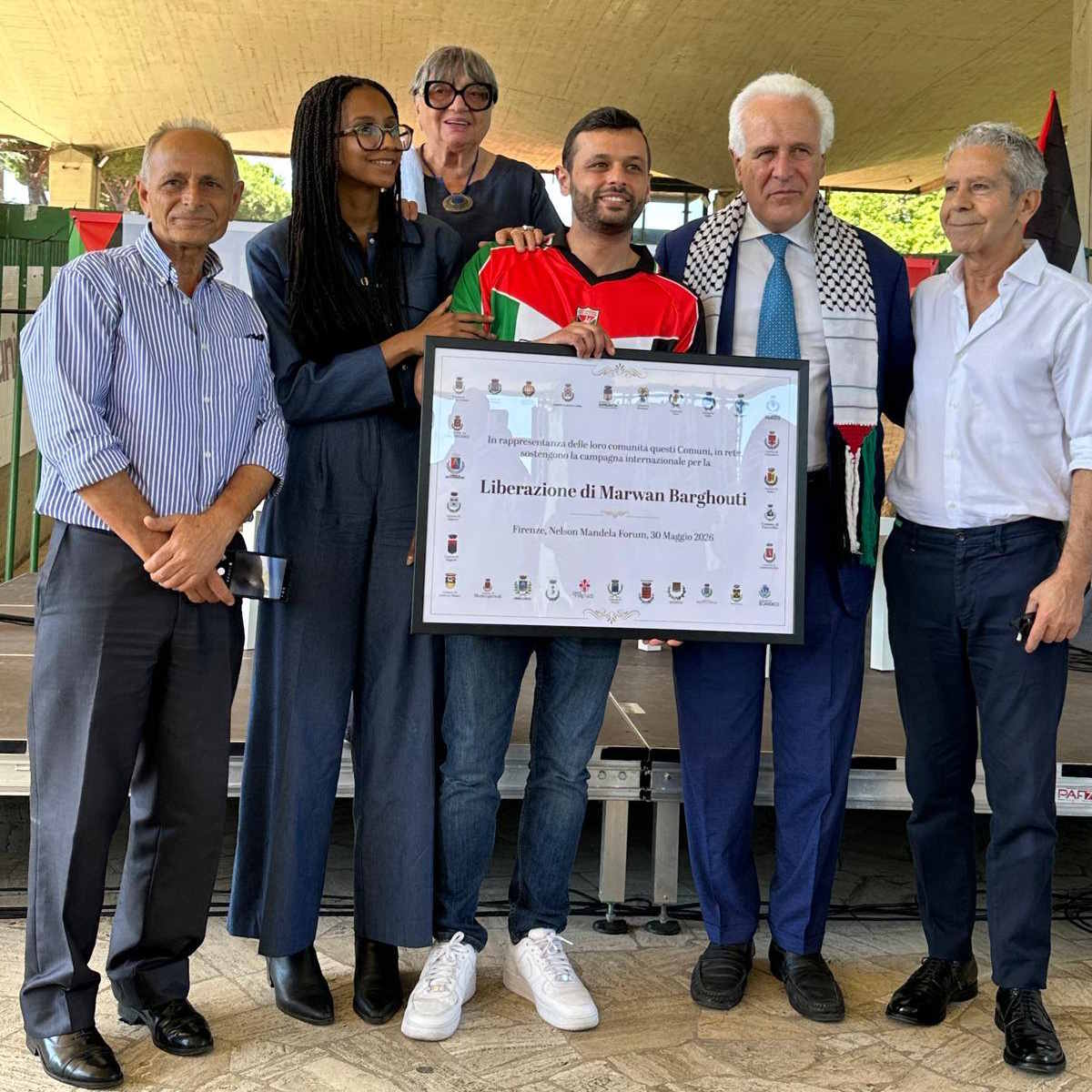 Non ci può essere pace in Medio Oriente senza lo stato di Palestina e Marwan Barghouti è il leader riconosciuto da tutti i palestinesi
