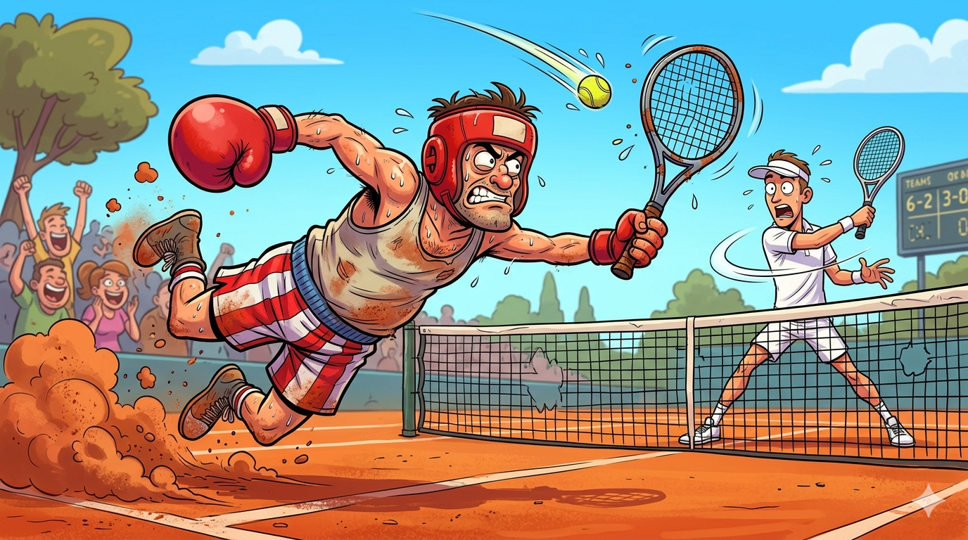 Una tattica vincente per il tennis: non solo tecnica ma anche umiltà e resistenza