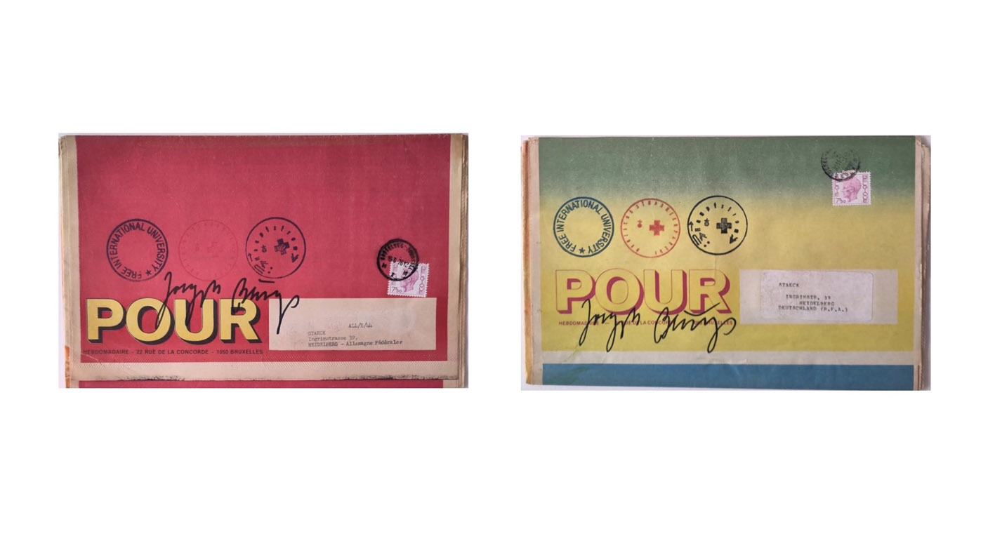 Joseph Beuys: due iconiche opere “POUR” in una collezione
